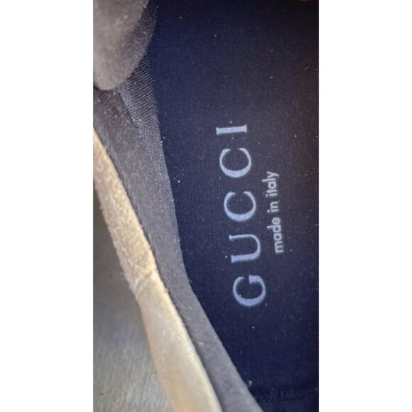 Gucci Beige Brown Suede Horsebit Slip Ons Men's Sz 8 US Shoes Made in Italy - Picture 9 of 15